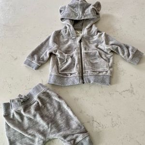 Gymboree Baby Bear Ear Hoodie & Pant Set